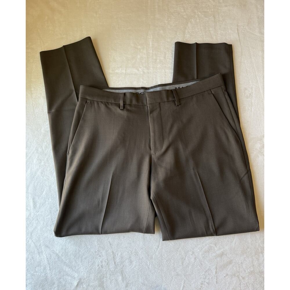 Haggar 34 X 32 Men’s Brown Dress Pants
